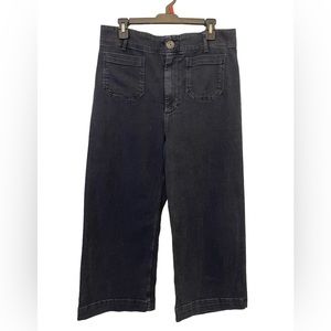 Pilcro Black Wide Leg Jeans